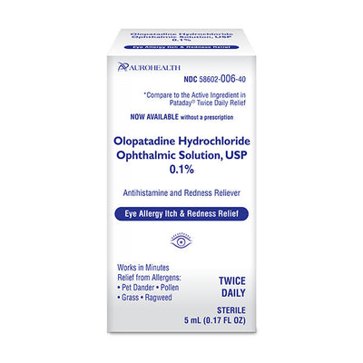 Aurohealth Olopatadine Hydrochloride Ophthalmic Solution 0.1%
