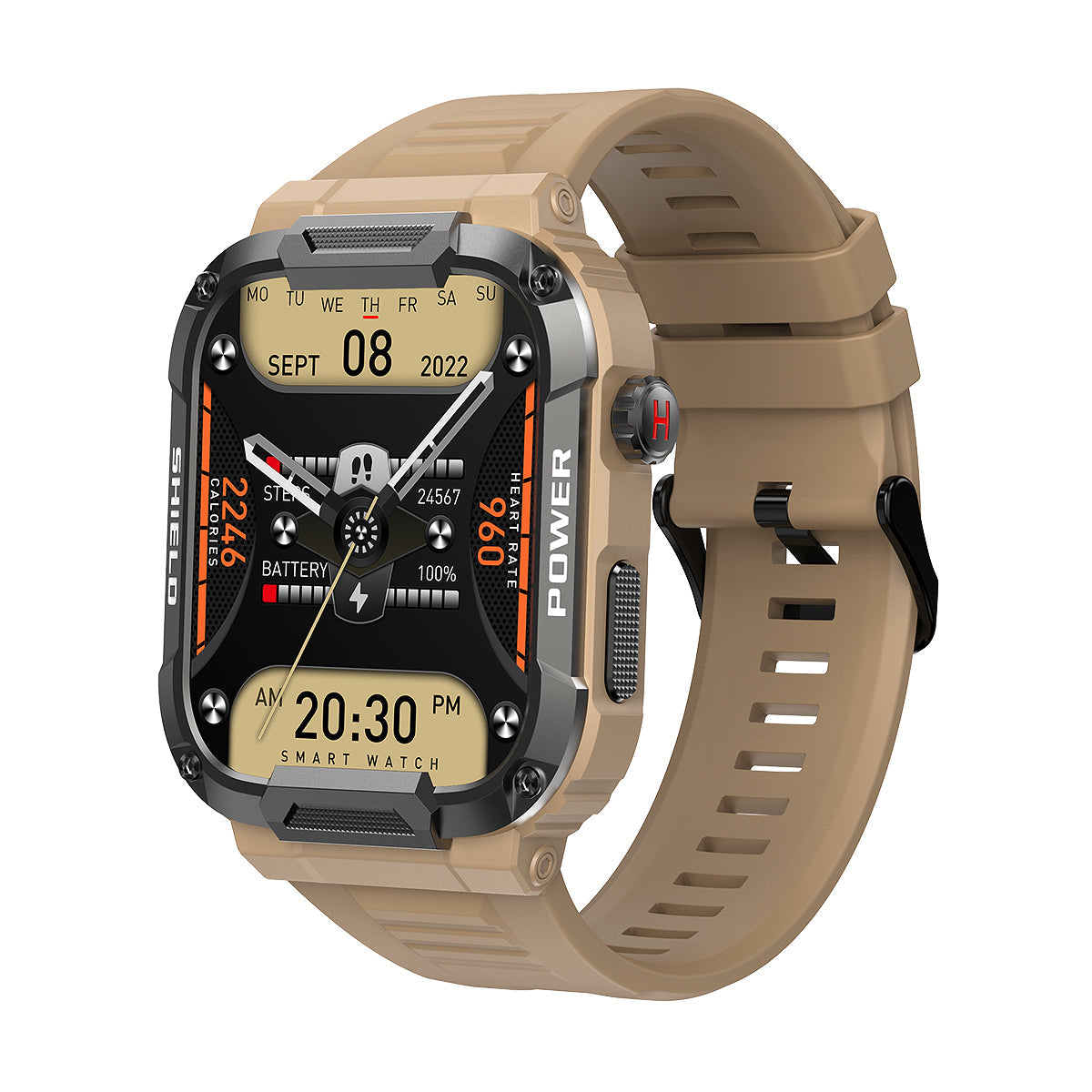 Smart bracelet MK66 Bluetooth call IP69 health monitoring super long endurance sleep monitoring sports watch - Korvel