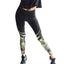 Leggings de Fitness à Rayures Camouflage Harajuku pour Femmes
