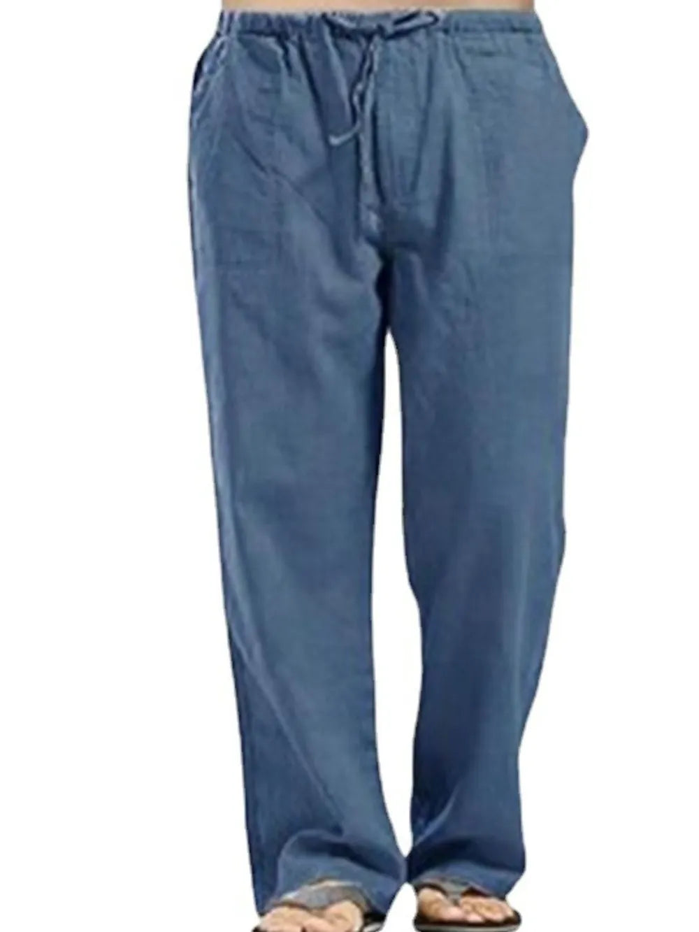 Joggers à cordon pour hommes grandes tailles avec poches