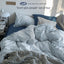 Solid Color Simple Four-Piece Set Flannel Quilt Cover INS Style Quilt Cover Dormitory Summer Washed Cotton Bedding Three-Piece Set - Korvel