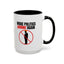 Make Politics Boring Again Parody Mug – Two-Tone Ceramic Coffee Cup
