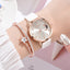 Reloj de lujo para mujer con correa de cuero - Elegante pieza de tiempo