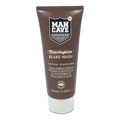 Mancave Black Spice Beard Wash - 3.3 Oz