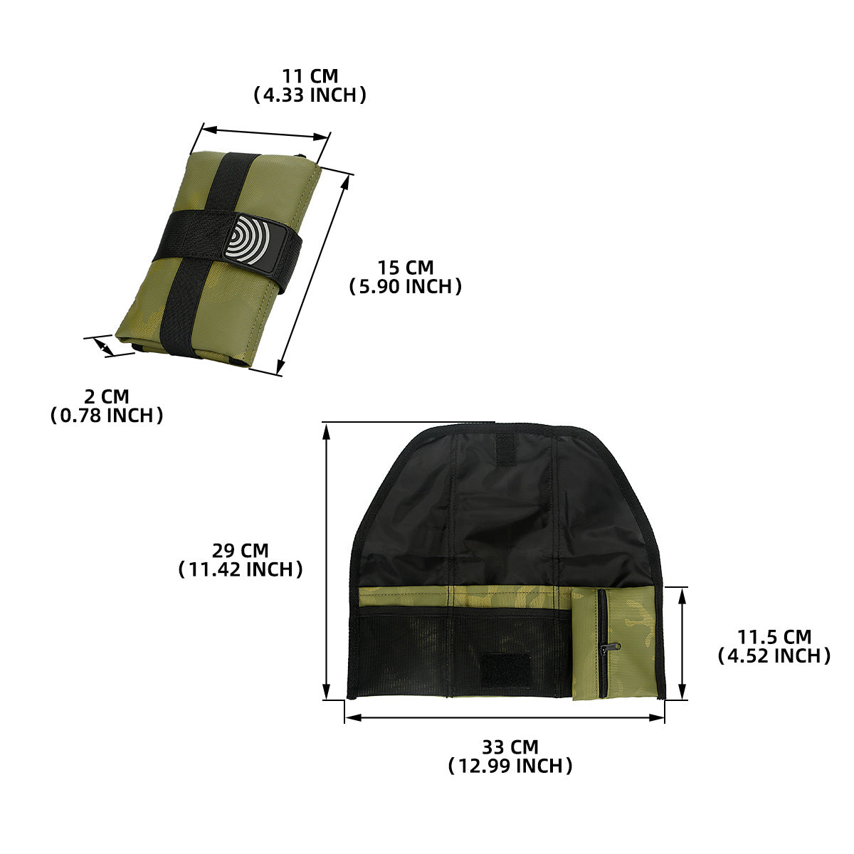 Mountain Bike Bag Saddle Seat Cushion Bag Tire Repair Kit Repair Battery Car Beam Motorcycle Electric Repair Kit - Korvel