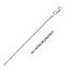Chaîne en Argent Sterling Plaqué Rhodium - 1,5 mm