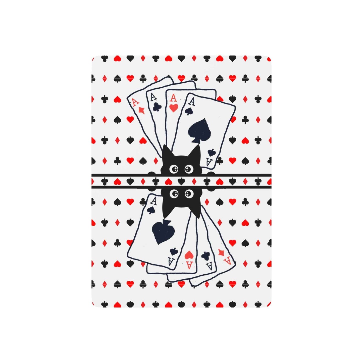 Purrfect Aces Cat Poker Playing Cards