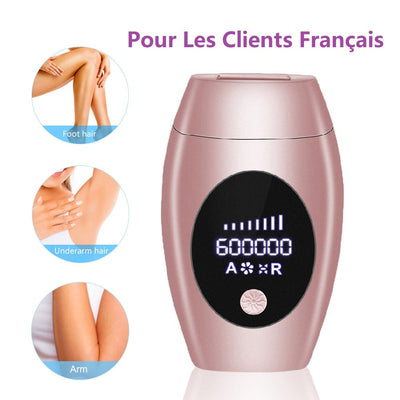 600000 Flash Professional Permanent Laser Epilator LCD Display Laser IPL Hair Removal Machine Photoepilator Painless Depilador - Korvel