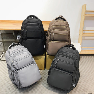 Lightweight Waterproof Commuter Laptop Backpack - Unisex Campus Style
