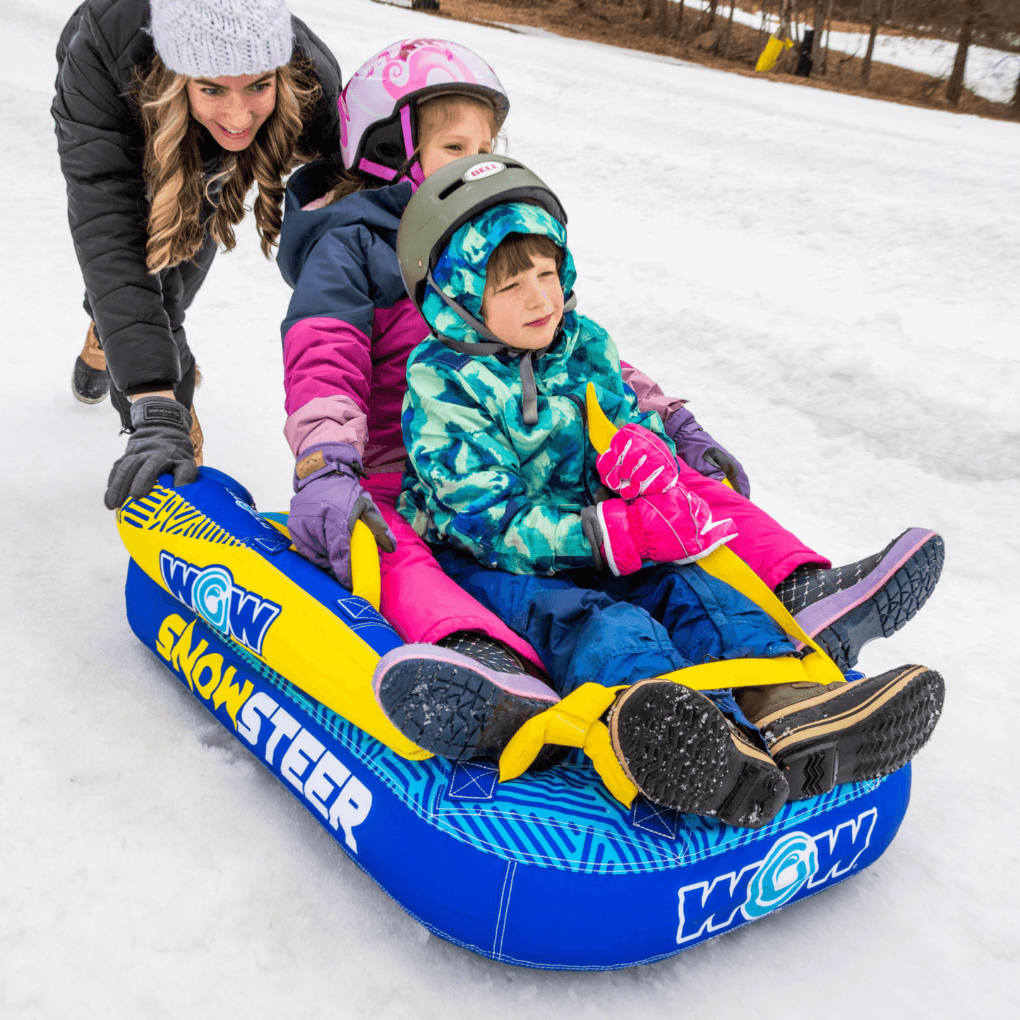 WOW Sports SnowSteer Snow Sled - Ultimate Winter Fun