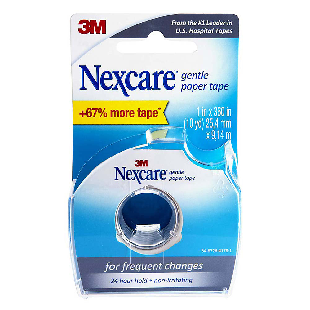 Dispensador de Cinta de Papel Suave Nexcare - 10yd