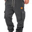 Pantalons de jogging cargo à cordon pour hommes grandes tailles