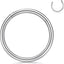 18g- steel hoop-silver-7-1 - Korvel