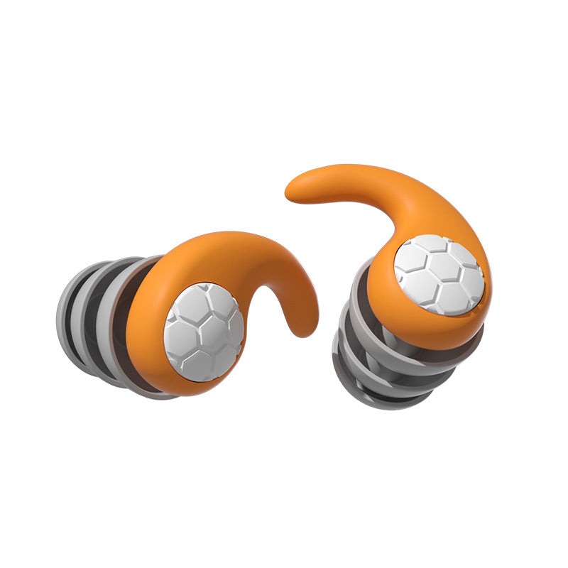 New soundproof and noise reducing earplugs silicone waterproof swimming dormitory noise filter hearing protection - Korvel