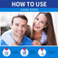 Denture Cleaning Tablet, White Denture Fresh Breath Oral Care Cleaning Tablet - Korvel