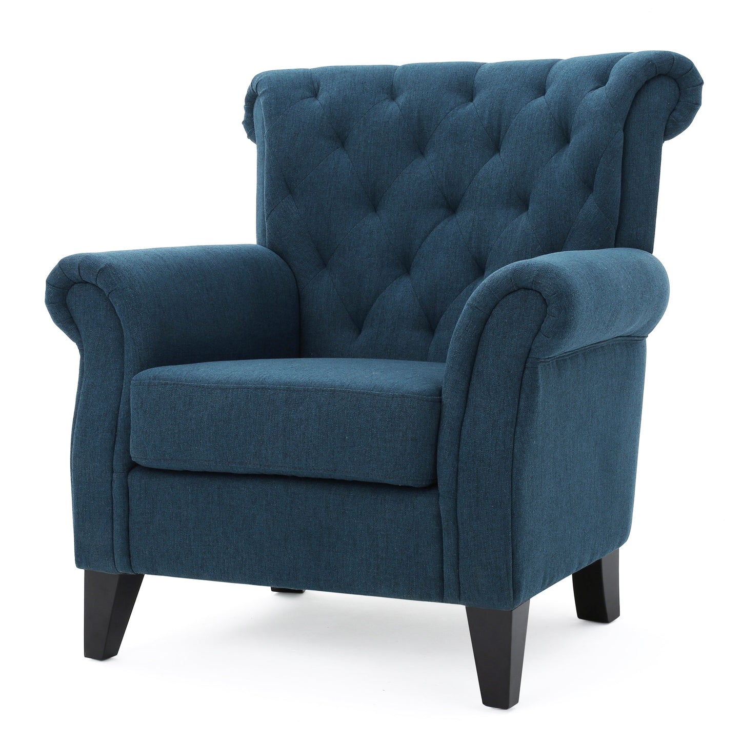Silla Tapizada Springfield - Azul Marino
