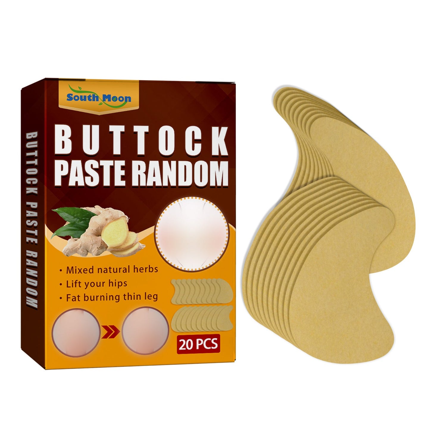 Buttock Paste Random, Lift And Tighten Hips Show Hips Curves Shape Hips Patch - Korvel