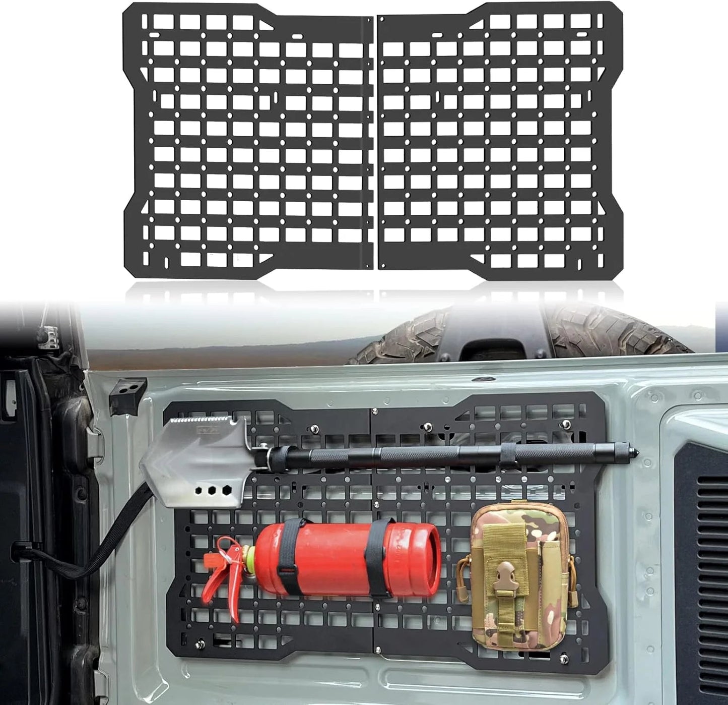 Premium Tailgate Molle Panel for Ford Bronco 2021-2023