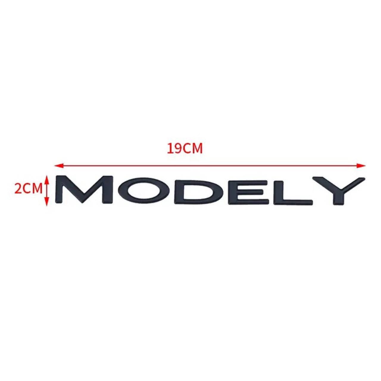 Suitable for Tesla Model Y trunk letter labeling MODEY English letter logo - Korvel