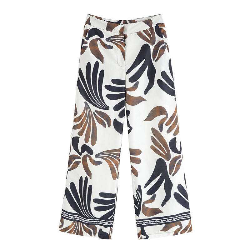 Pantalons larges décontractés uniques pour le printemps et l'été
