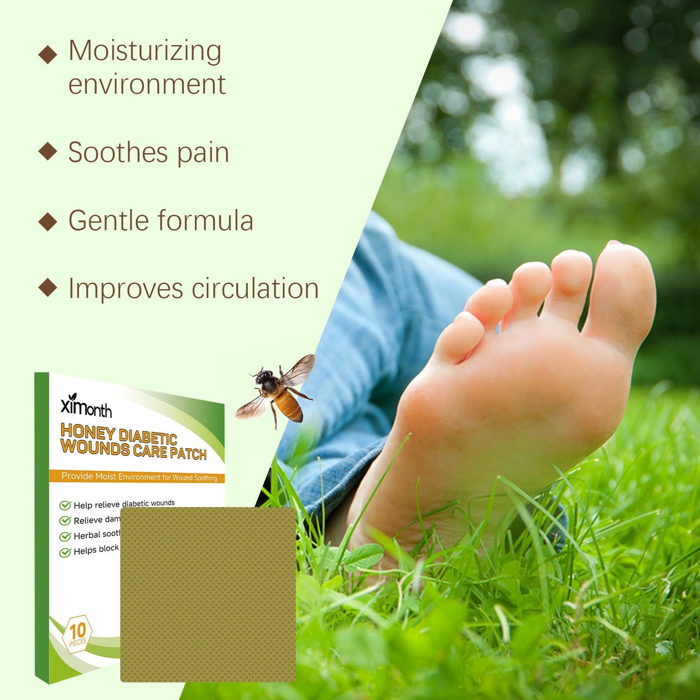 Honey Sugar Soothing Care Patch For The Elderly Body Care To Relieve Discomfort Sugar Soothing Care Patch - Korvel