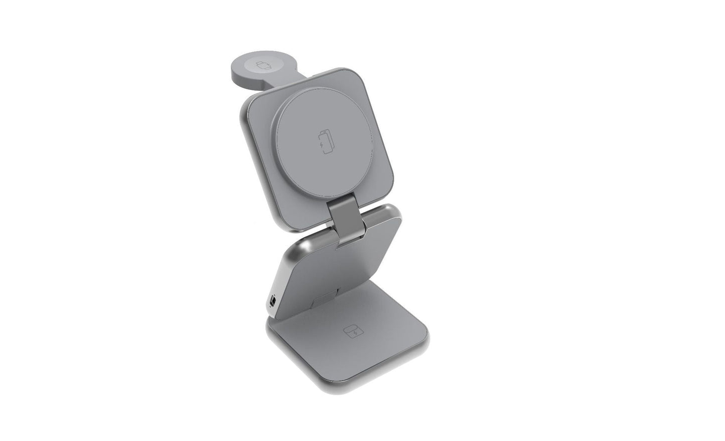 Premium Foldable 3-in-1 Wireless Charger for Mobile Devices