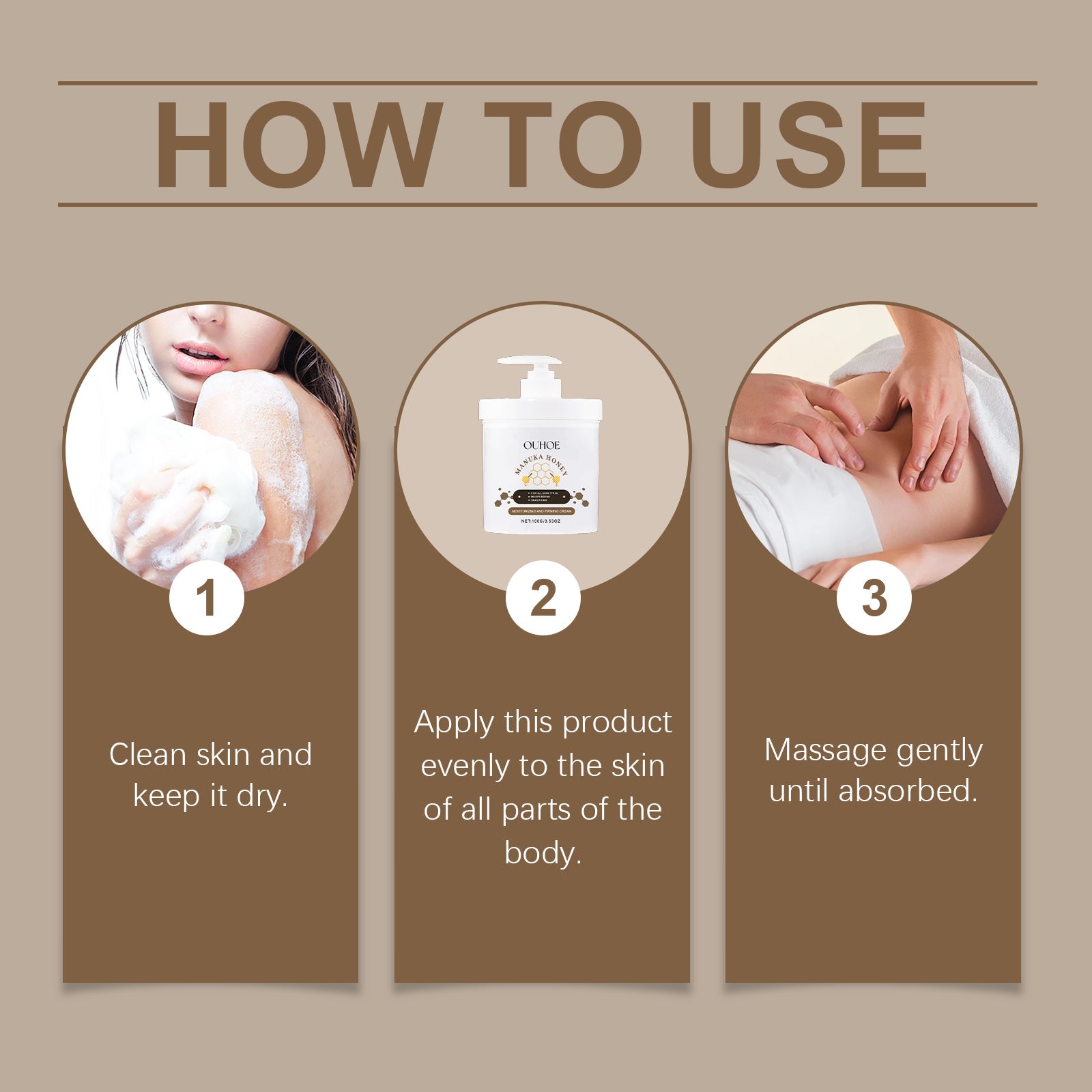 Firming Body Cream, Moisturizing, Refreshing, Silky, Non-Greasy, Gentle, Nourishing And Moisturizing Body Lotion - Korvel