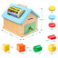 Puzzle de Correspondance de Formes en Bois Montessori pour l'Éducation Précoce