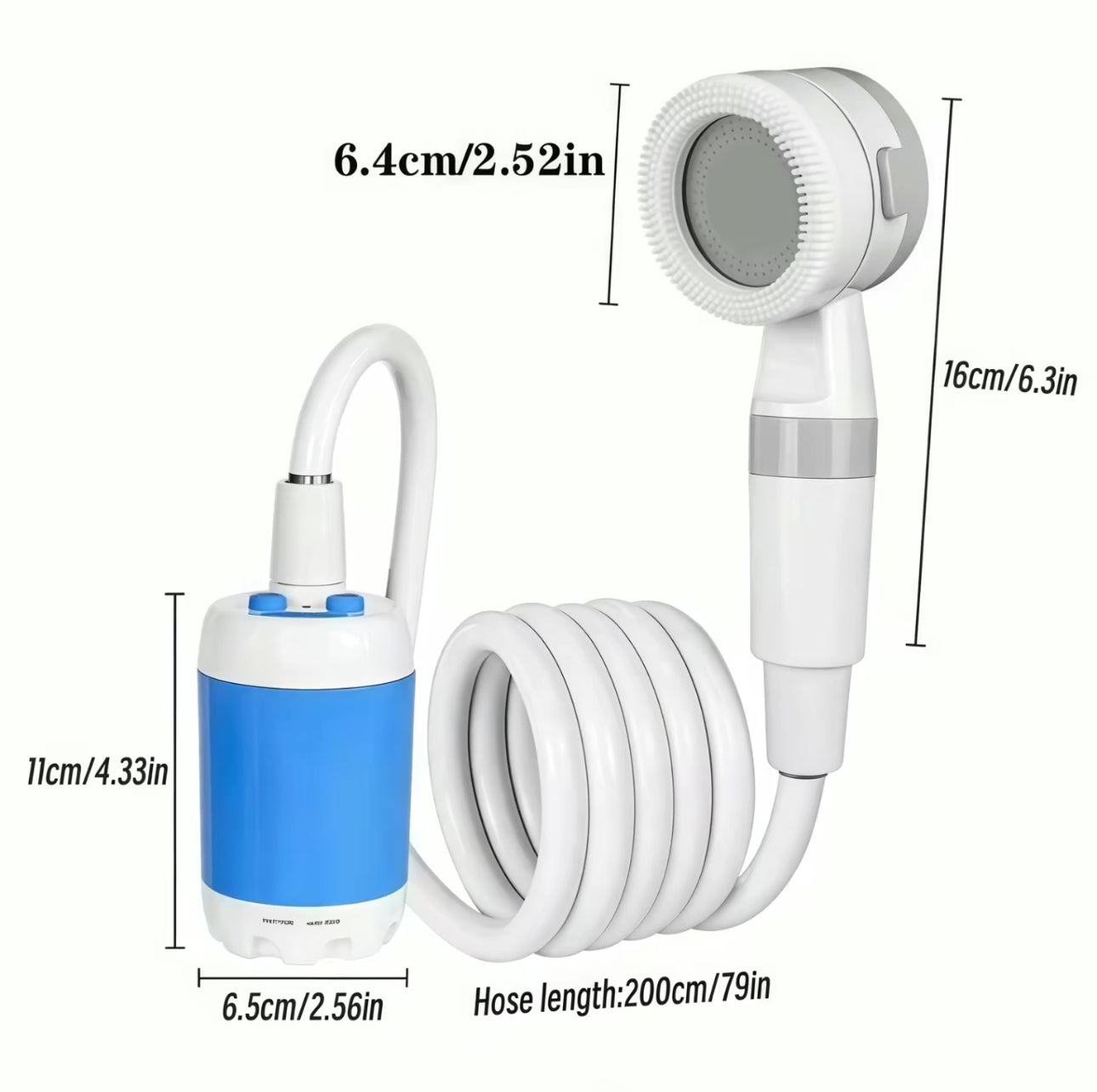 TravelWash Portable Shower - Korvel