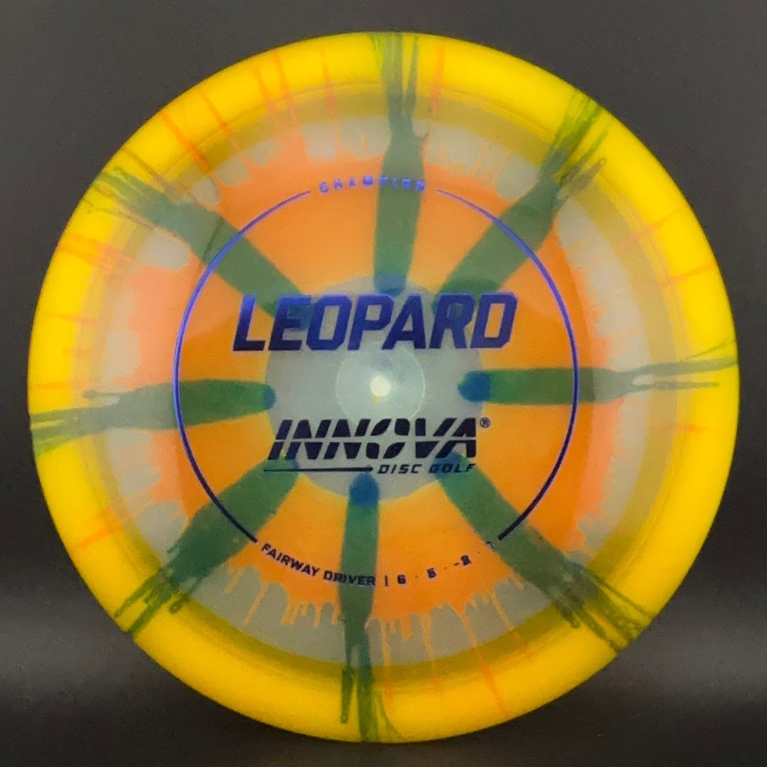 I-Dye Champion Leopard Disc Golf Driver
