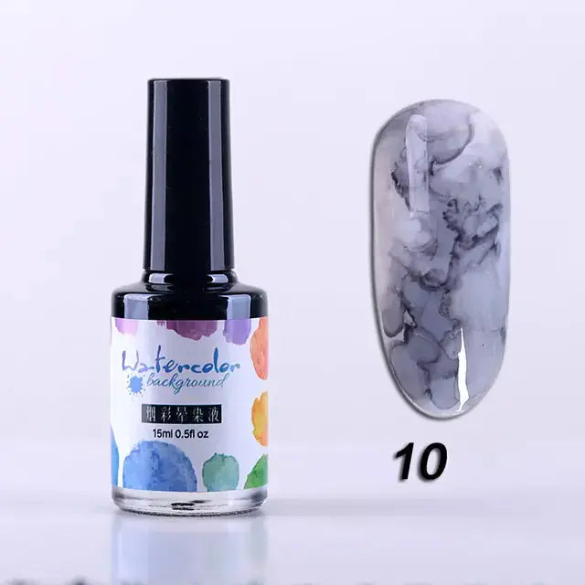 Encre à Ongles Aquarelle pour Designs Artistiques