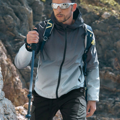 Men's Hooded Raincoat - Premium Outdoor Jacket
