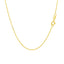 14k Yellow Gold Diamond-Cut Bead Chain - 1.0mm