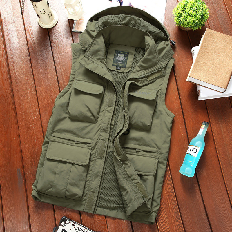 Men's Plus Size Waterproof Breathable Outdoor Jacket