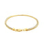 Bracelet en Chaîne de Blé Bicolore en Or 10k