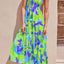 Charming Floral Tie-Shoulder Midi Dress for Summer Escapes - Korvel