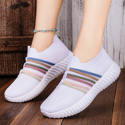 Women's Breathable Mesh Casual Flats - Plus Size Soft Bottom Pumps