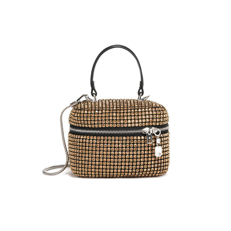 Sac à bandoulière carré petit avec chaîne de mode printanière