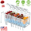 Ice Chilled Condiment Caddy Serving Tray with Removable Containers