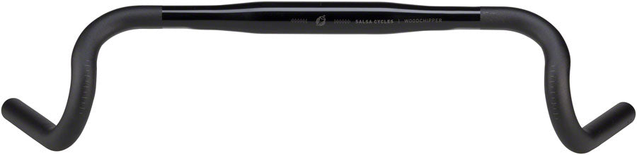 Manillar Drop Salsa Woodchipper Deluxe - Aluminio 31.8mm 44cm Negro