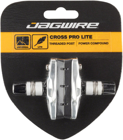 Jagwire Cross Pro Brake Pads - Threaded Post Silver