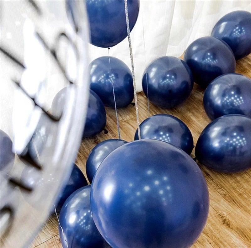 Kit de Arco de Globos de 85pcs en Azul Marino y Dorado