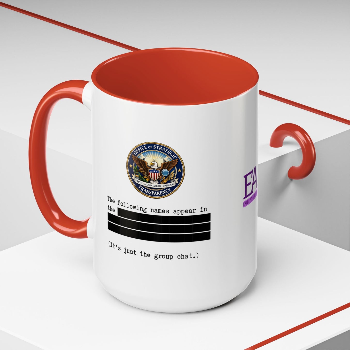 Unsealed Documents Coffee Mug – Political Satire Design