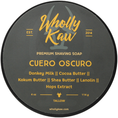 Wholly Kaw Cuero Oscuro Shaving Collection