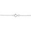 Collar de Colgante en Forma de Sol con Acento de Diamante en Plata Esterlina .925