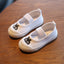 Zapatos Premium de Lona Blanca para Primeros Pasos de Niños