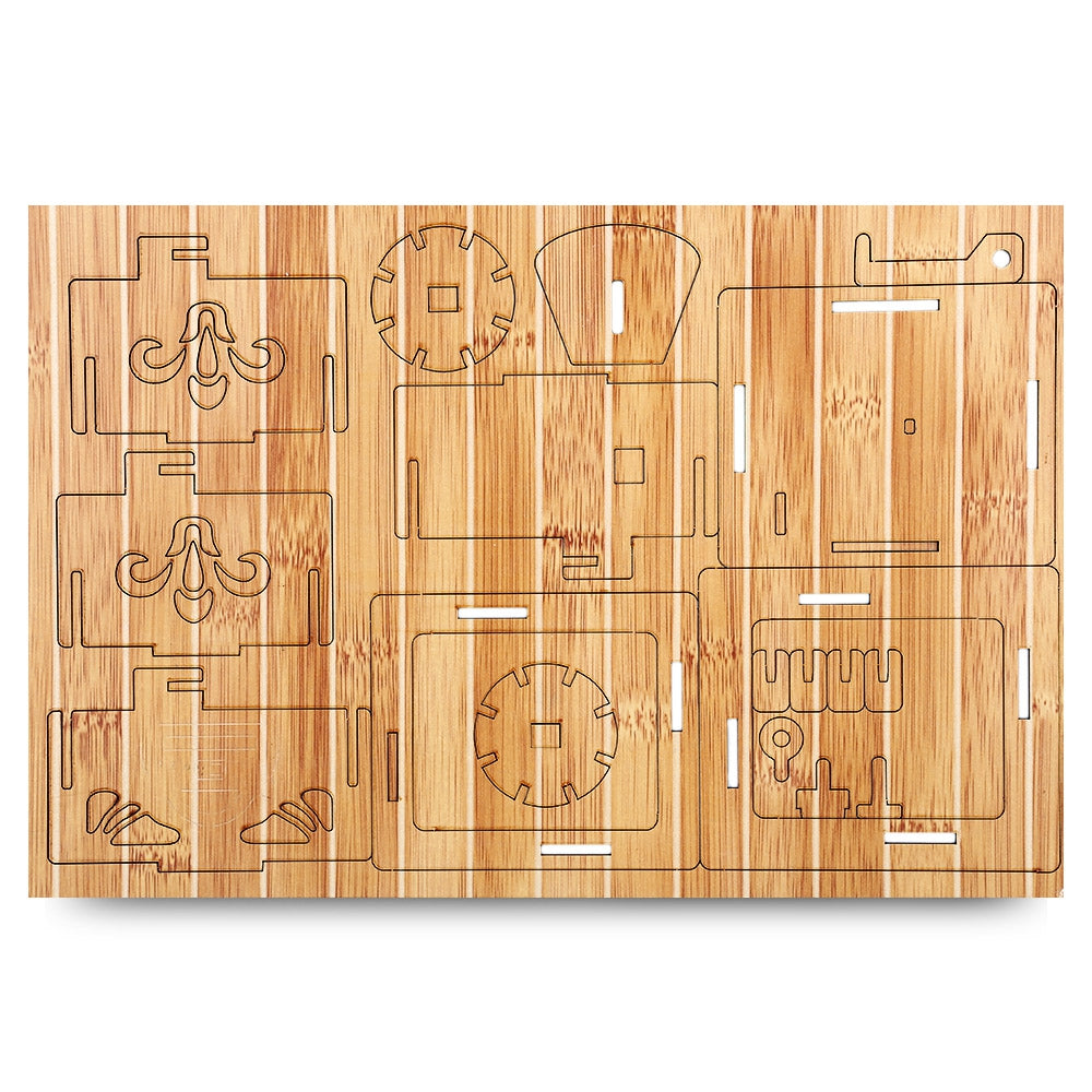 Woodcraft Assembly Kit 3D Jigsaw Puzzle - Phonograph - Korvel