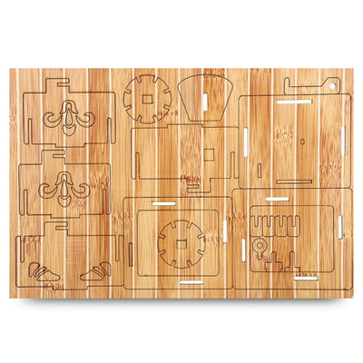 Woodcraft Assembly Kit 3D Jigsaw Puzzle - Phonograph - Korvel