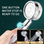Propeller Shower Turbocharged Shower Head Shower Head Shower One-Button Water-Stop Shower - Korvel