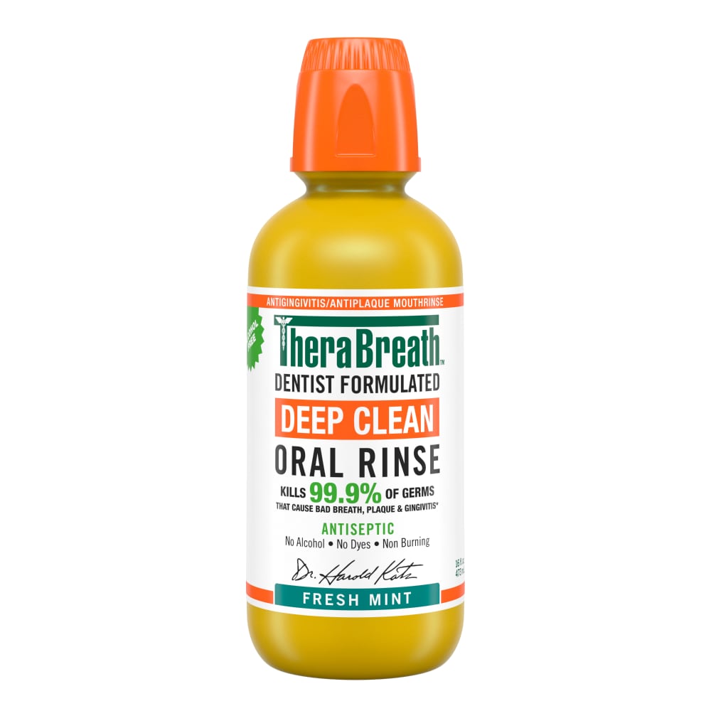 Rince-bouche antiseptique Therabreath Deep Clean - 16 Fl Oz